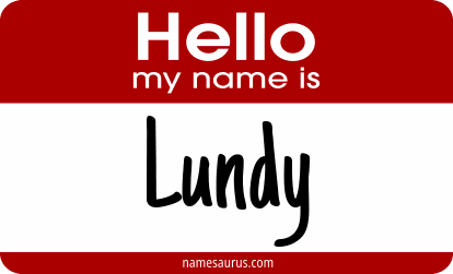 Hello my name is Lundy png download