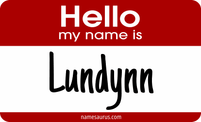 Hello my name is Lundynn png download