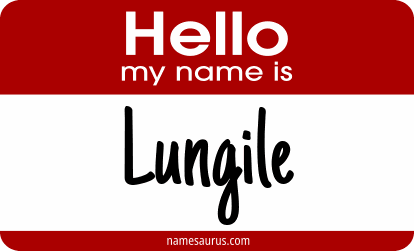 Hello my name is Lungile png download