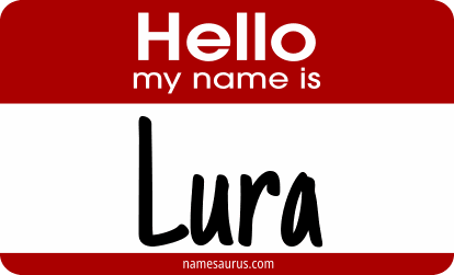 Hello my name is Lura png download