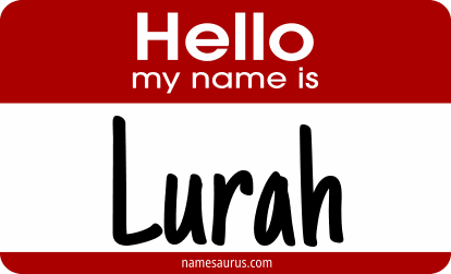 Hello my name is Lurah png download