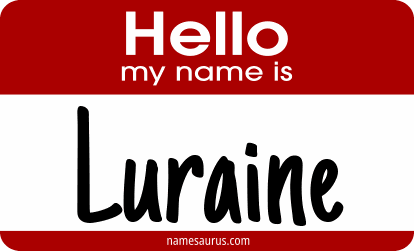 Hello my name is Luraine png download