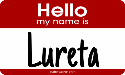 Hello my name is Lureta png download