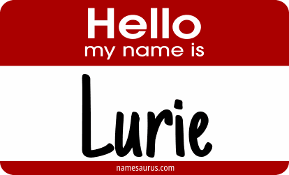 Hello my name is Lurie png download