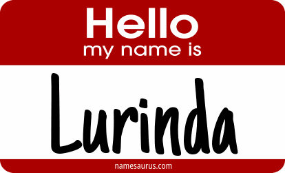 Hello my name is Lurinda png download