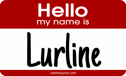Hello my name is Lurline png download