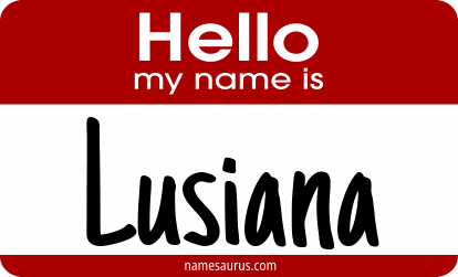 Hello my name is Lusiana png download