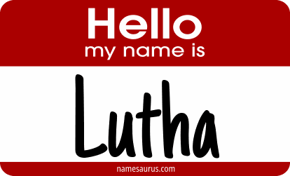 Hello my name is Lutha png download