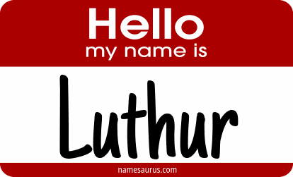 Hello my name is Luthur png download
