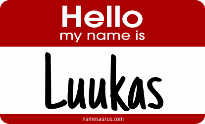 Hello my name is Luukas png download