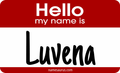 Hello my name is Luvena png download
