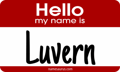 Hello my name is Luvern png download