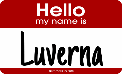 Hello my name is Luverna png download