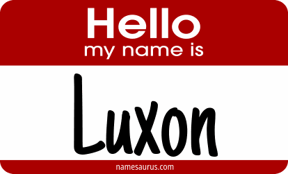 Hello my name is Luxon png download