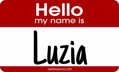 Hello my name is Luzia png download