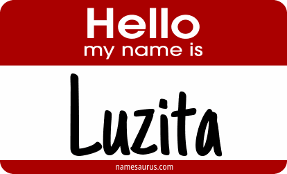 Hello my name is Luzita png download