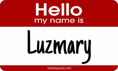 Hello my name is Luzmary png download