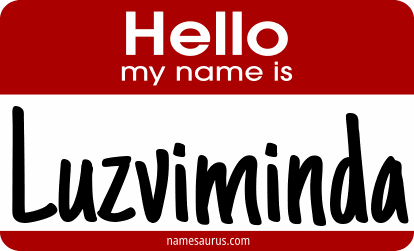 Hello my name is Luzviminda png download