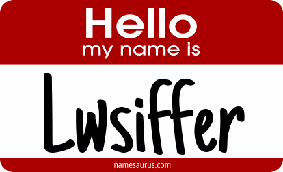 Hello my name is Lwsiffer png download