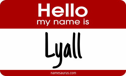 Hello my name is Lyall png download