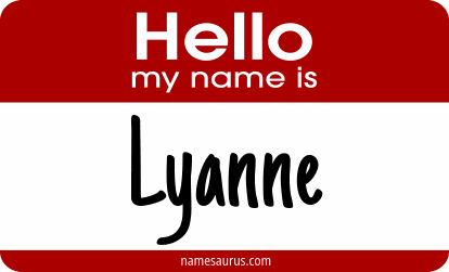 Hello my name is Lyanne png download