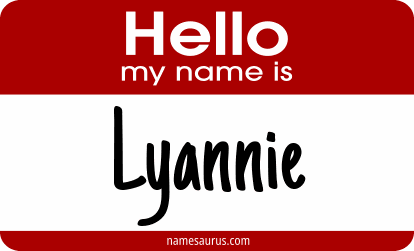 Hello my name is Lyannie png download