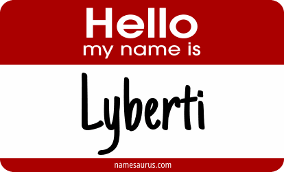 Hello my name is Lyberti png download
