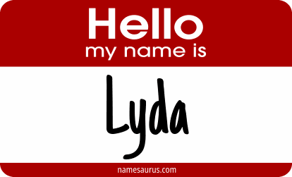 Hello my name is Lyda png download