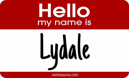 Hello my name is Lydale png download