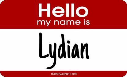 Hello my name is Lydian png download