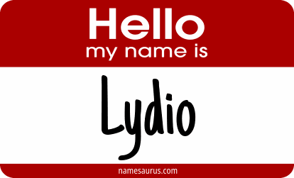 Hello my name is Lydio png download