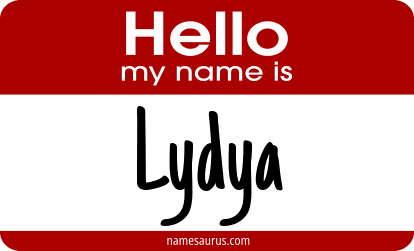 Hello my name is Lydya png download