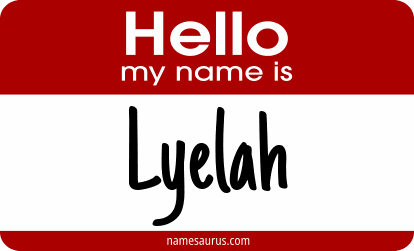 Hello my name is Lyelah png download