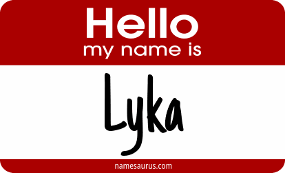 Hello my name is Lyka png download