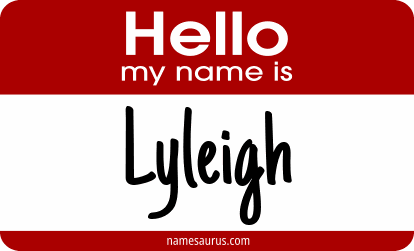 Hello my name is Lyleigh png download