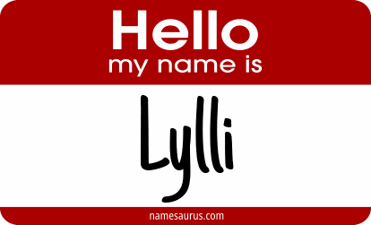 Hello my name is Lylli png download