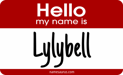 Hello my name is Lylybell png download