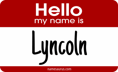 Hello my name is Lyncoln png download