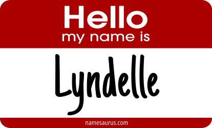 Hello my name is Lyndelle png download