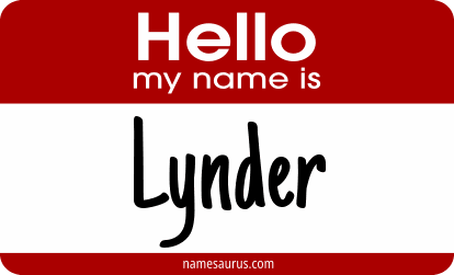 Hello my name is Lynder png download