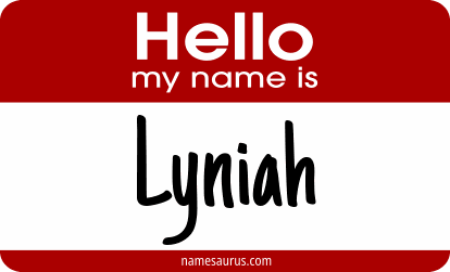 Hello my name is Lyniah png download
