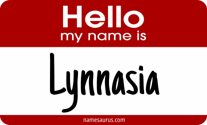 Hello my name is Lynnasia png download
