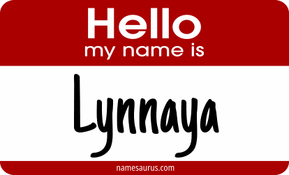 Hello my name is Lynnaya png download