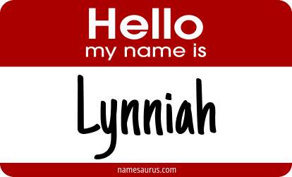 Hello my name is Lynniah png download