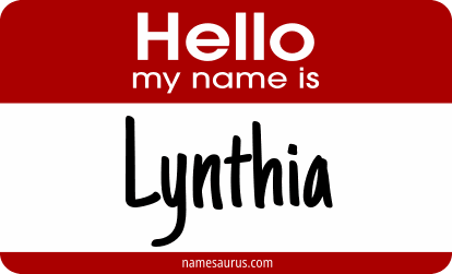 Hello my name is Lynthia png download