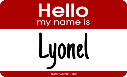 Hello my name is Lyonel png download