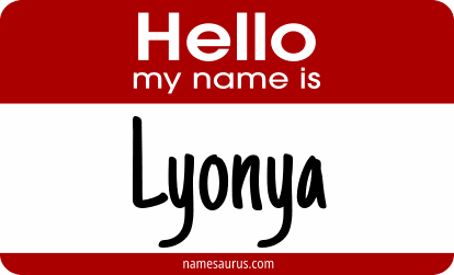 Hello my name is Lyonya png download