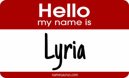 Hello my name is Lyria png download