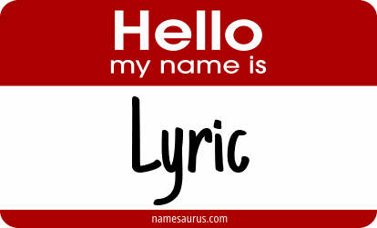 Hello my name is Lyric png download