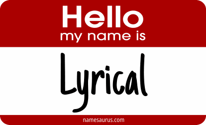 Hello my name is Lyrical png download